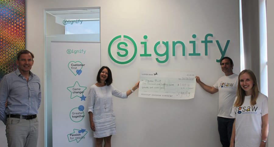 Local Cranleigh charity receives £1,000 grant from Signify