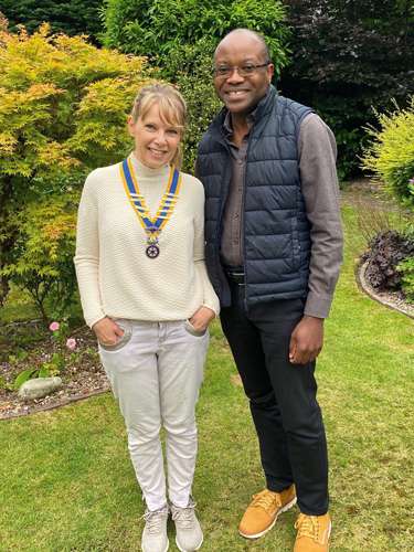 Cranleigh Rotary Club – Gail Takes Over As President